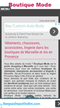 Mobile Screenshot of boutiquemode.net