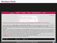 Tablet Screenshot of boutiquemode.net